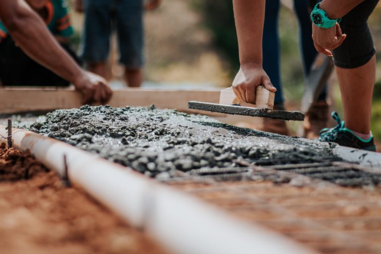 L'entreprise Gallet s'occupe aussi des travaux de maçonnerie